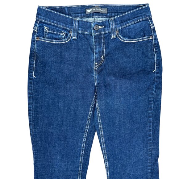 EUC Women's LEVI'S 529‎ Curvy Bootcut Jeans Contrast Stitching | Size 8/29 - Picture 5 of 9